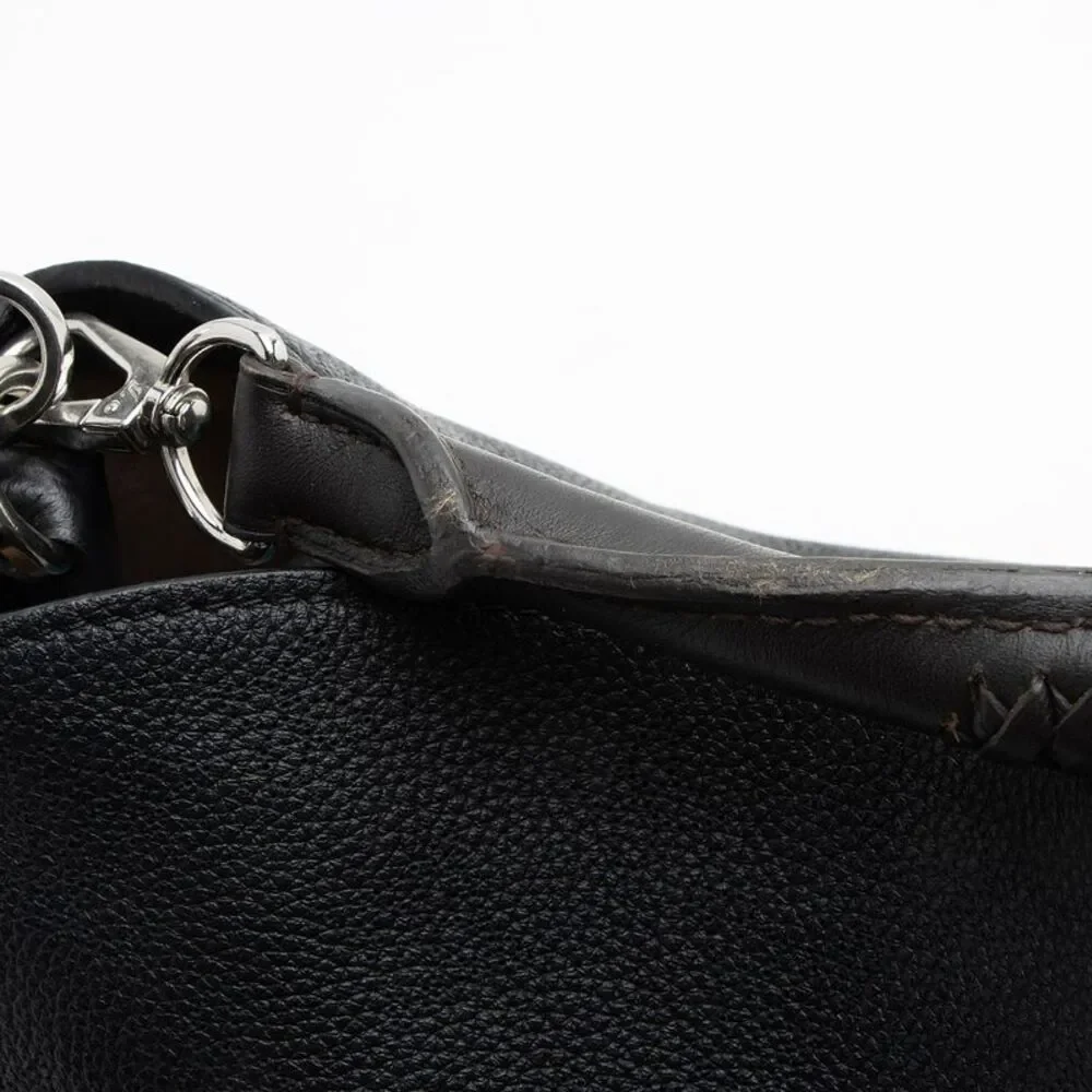 Louis Vuitton Mahina Leather Babylone PM Satchel